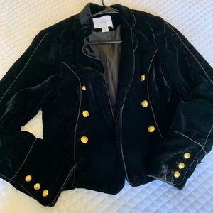 Crushed velvet jacket